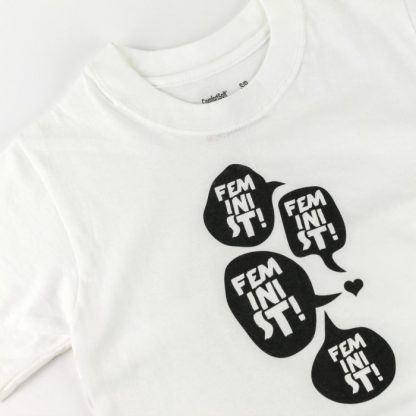 little feminist youth t-shirt white